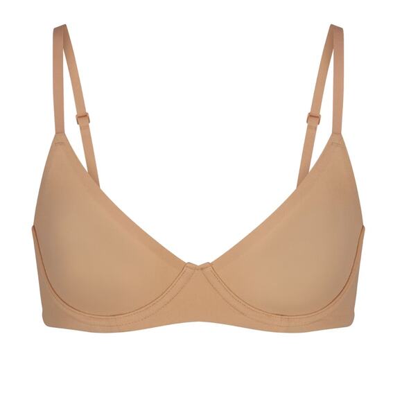 Skims NWOT Fits Everybody Unlined Demi Bra 34DDDD 346 Buttery Soft Underwire - Picture 1 of 8